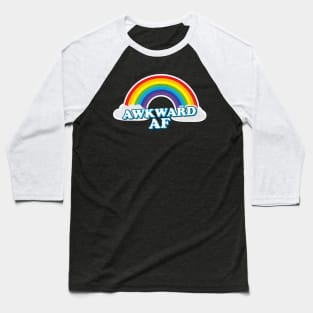 Awkward AF Rainbow Baseball T-Shirt